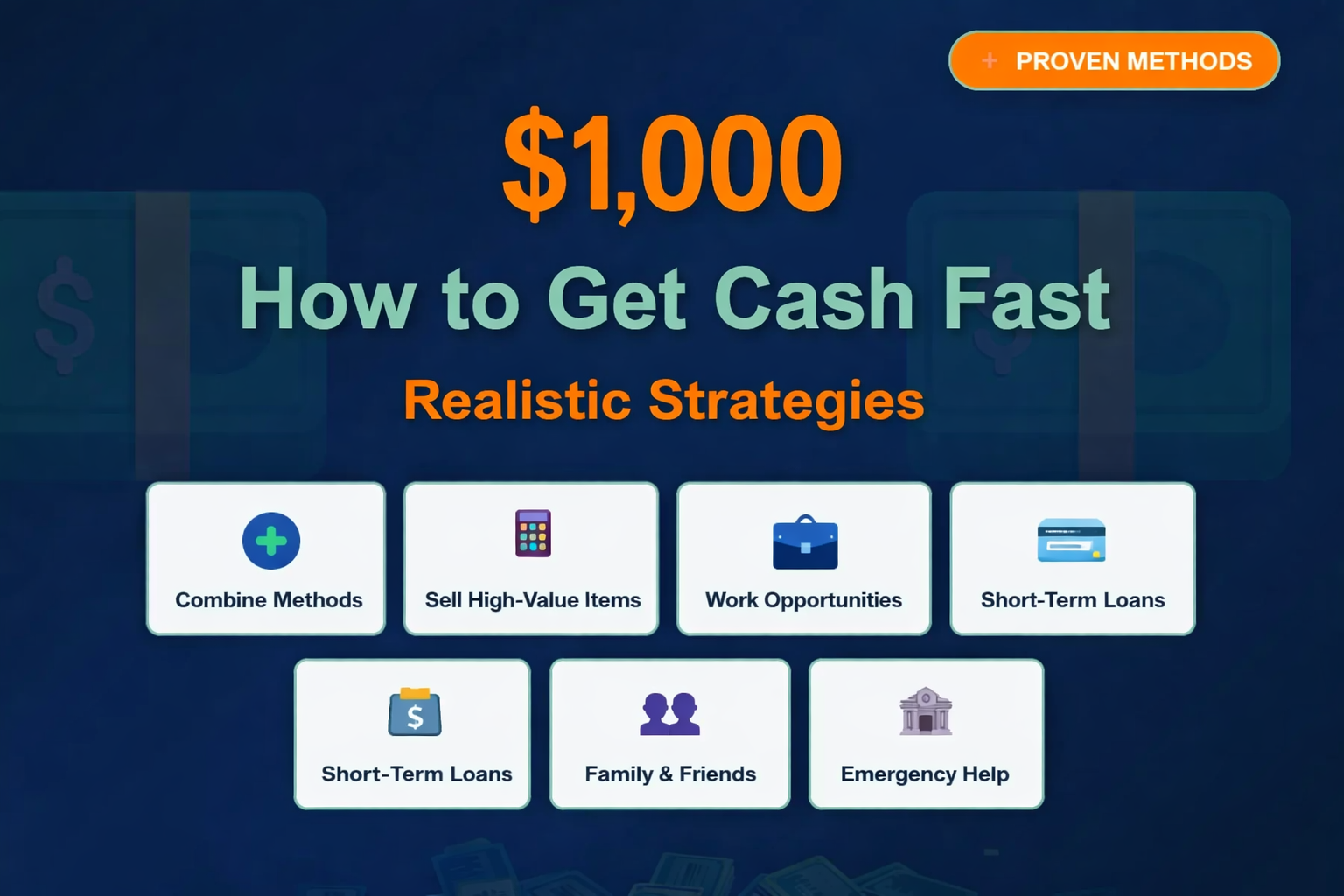 How to Get $1000 Fast